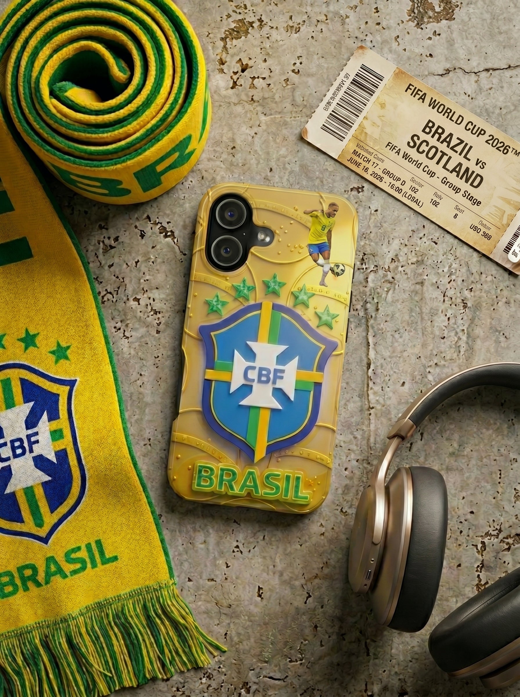 Brazil National Team Limited Edition Phone Case